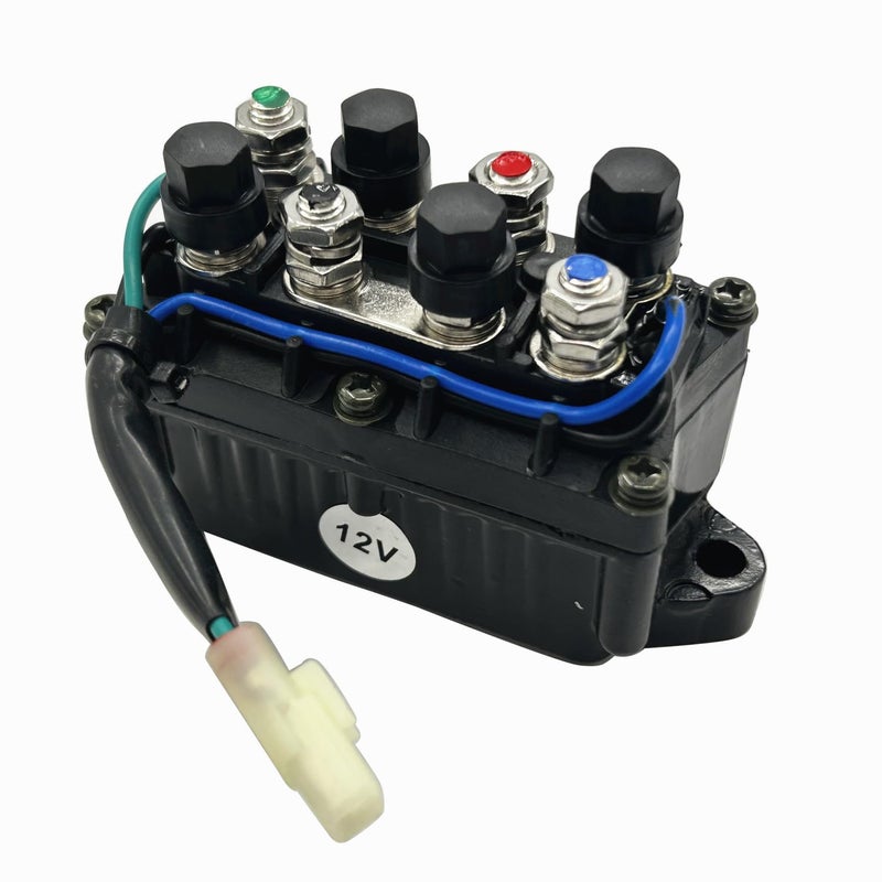 LPFIDI 0409-066 ATV Winch Solenoid Universal Winch Solenoid Relay Switch Assembly 0436-700,1436-066 Compatible with 2005-2016 Arctic Cat's With A Warn or Arctic Cat Winch Replaces #1436-970,1436-187 - Image 1